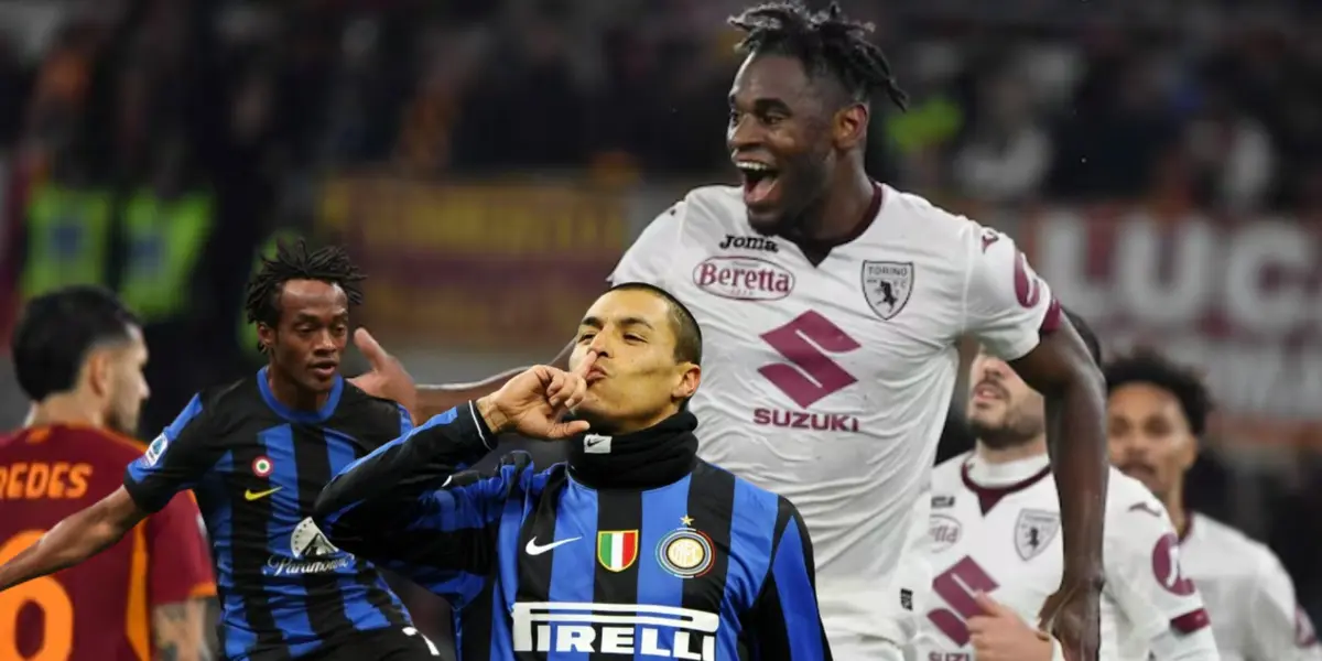 Delantero colombiano le pisa los talones a Juan Guillermo Cuadrado e Iván Ramiro Córdoba. FOTO: 'X'