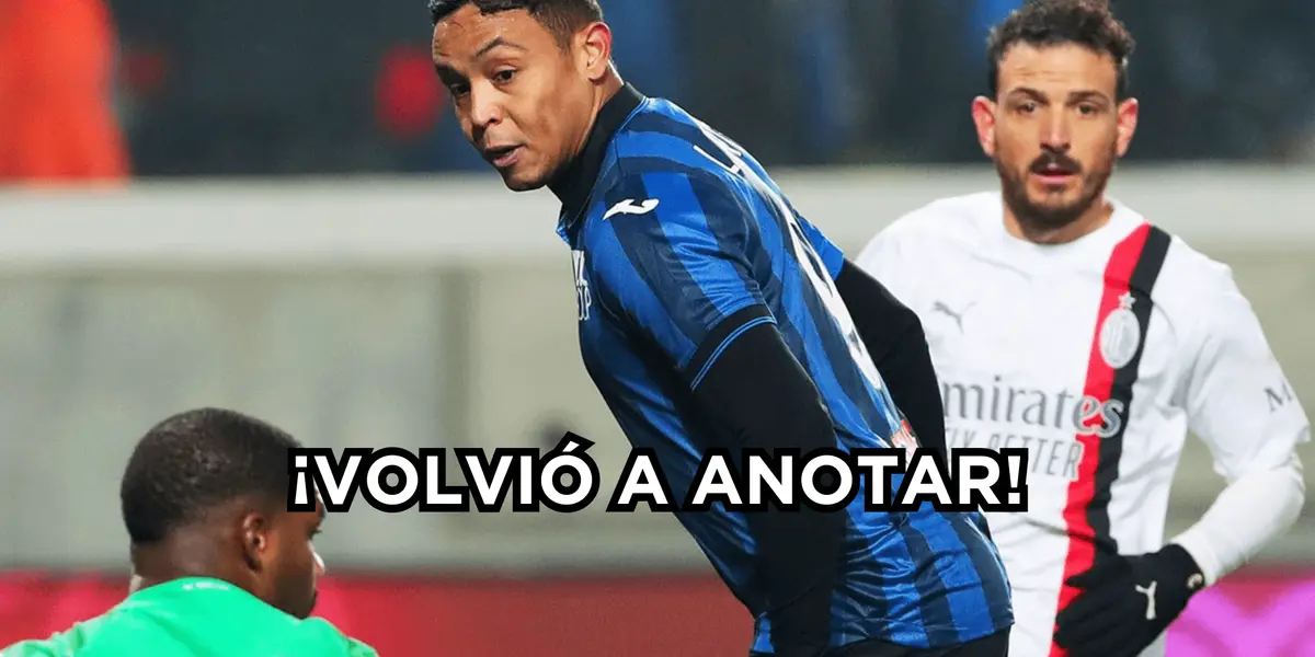 Delantero colombiano volvió a anotar con el Atalanta.