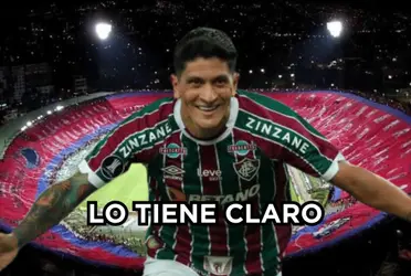 Delantero del Fluminense y el sueño que ansía tener con el ‘Poderoso de la Montaña’. 
