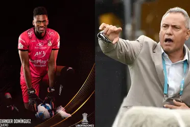 Deportes Tolima perdió en la Copa Libertadores y Alexander Domínguez volvió a quedar comprometido en su trabajo.