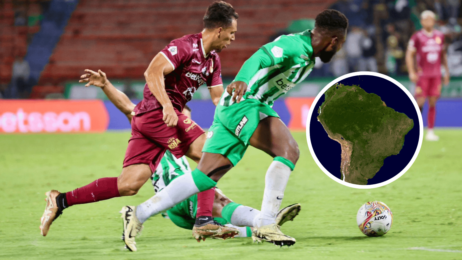 Deportes Tolima vs Atlético Nacional Foto: Pexels y Deportes Tolima