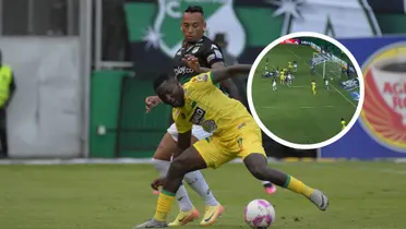 Deportivo Cali vs Bucaramanga Foto: El País y Captura de Win Sports