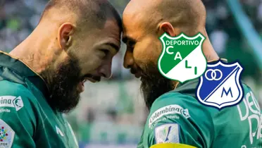 Deportivo Cali vs Millonarios FC Foto: Escudoteca y Deportivo Cali