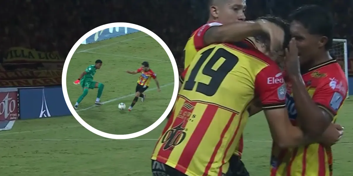 Deportivo Pereira vs Atlético Nacional Foto: Captura de Win Sports