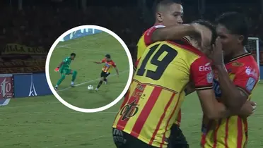 Deportivo Pereira vs Atlético Nacional Foto: Captura de Win Sports