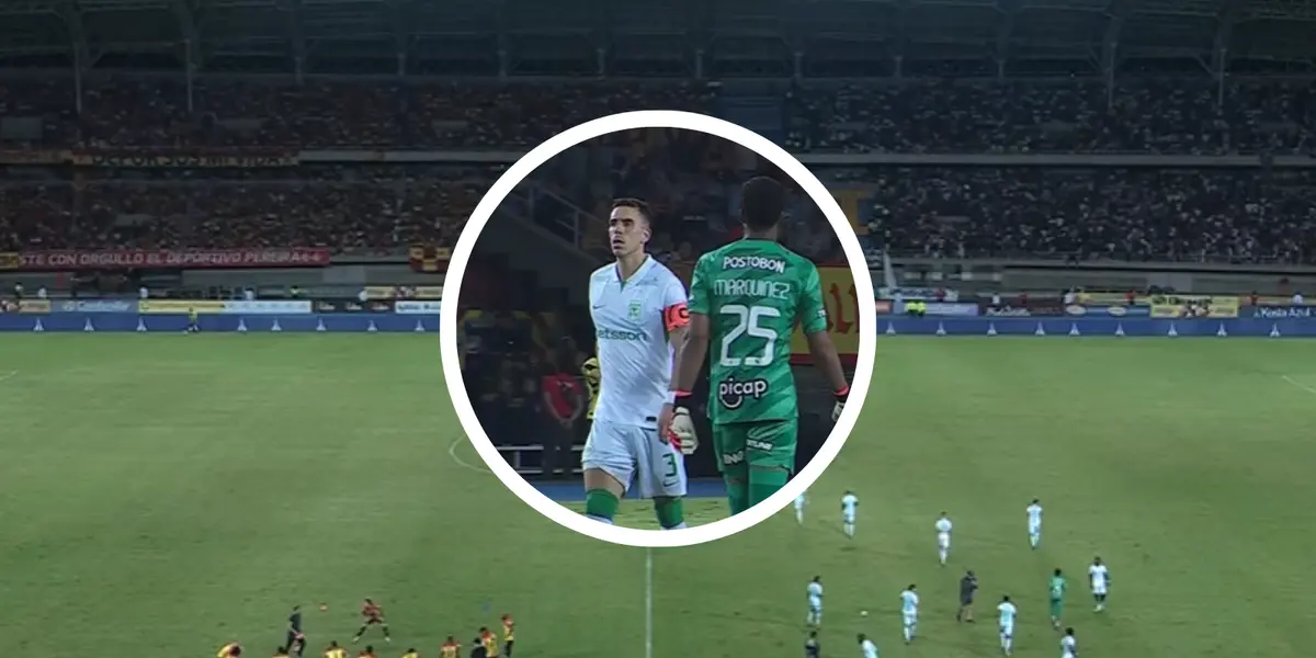 Deportivo Pereira vs Atlético Nacional Foto: Captura de Win Sports