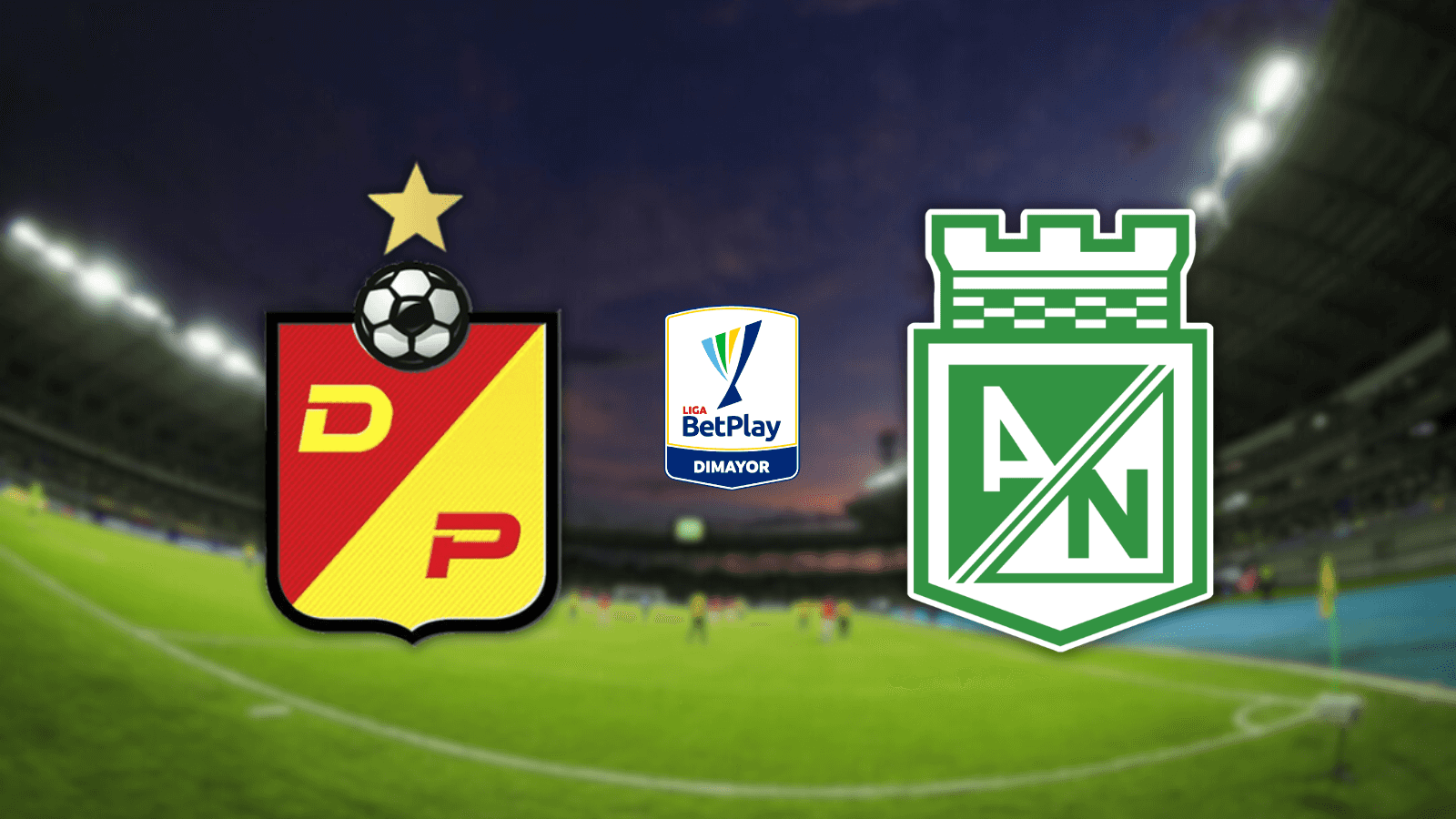 Deportivo Pereira vs Atlético Nacional Foto: Caracol Radio y Escudoteca