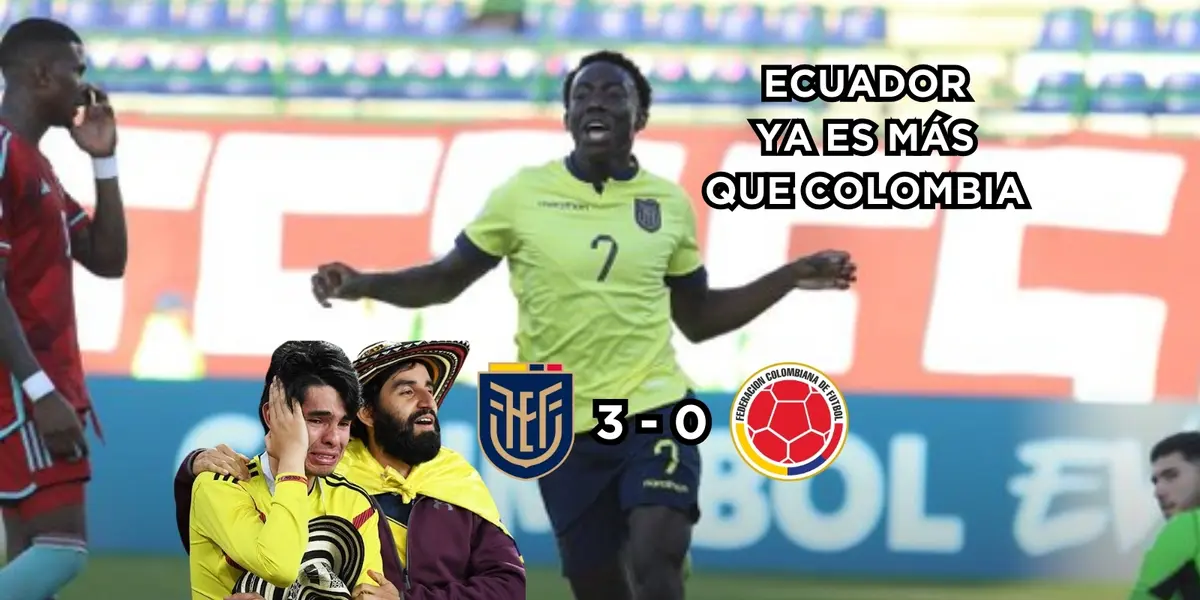 Desde Colombia admiten que Ecuador es más que Colombia en el fútbol.