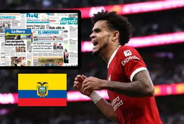 Desde Ecuador mandan un mensaje por el gol que le robaron a Luis Díaz en Liverpool contra el Tottenham.