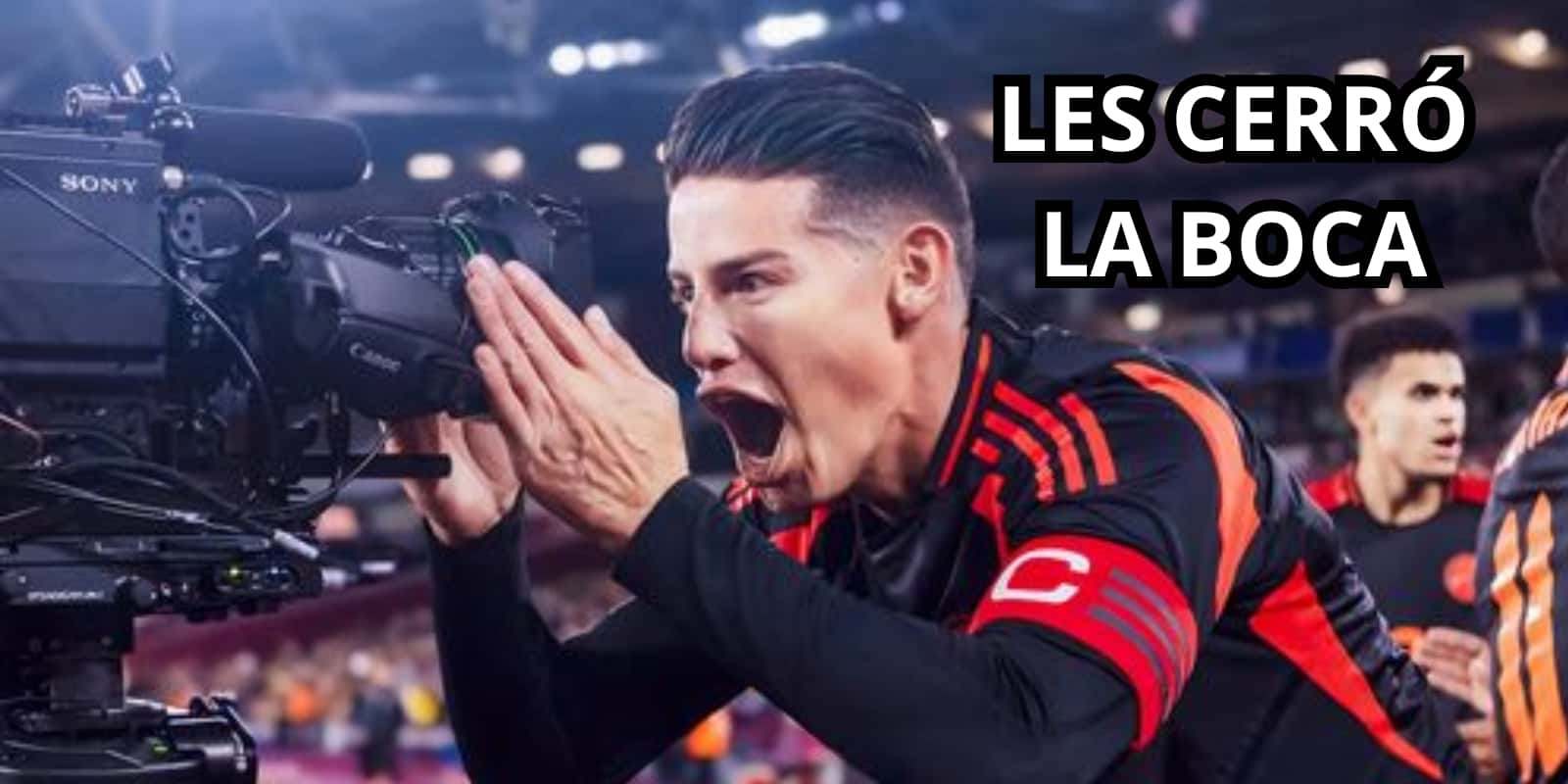 Desde España no paran de elogiar a James. Foto tomada de Facebook LUCKY Futbolero.