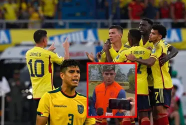 Desde la Selección Ecuador hablaron de la Selección Colombia.