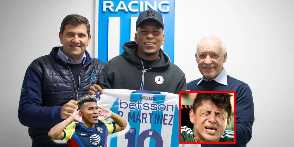 Desde México hay llantos tras ver que Roger Martínez la rompe con el Racing Club de Argentina.