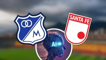 Día de clásico capitalino y mira lo que predijo la IA para este partidazo Foto: Escudoteca y creada con Chat GPT