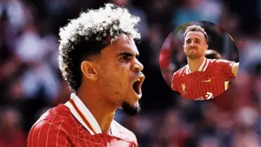 Díaz y Jota. Foto: Instagram de Liverpool.