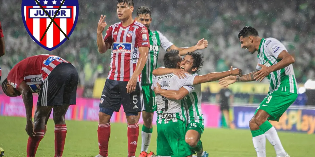 Dicen que Junior es grande y el penoso dato previo vs Atlético Nacional por liga