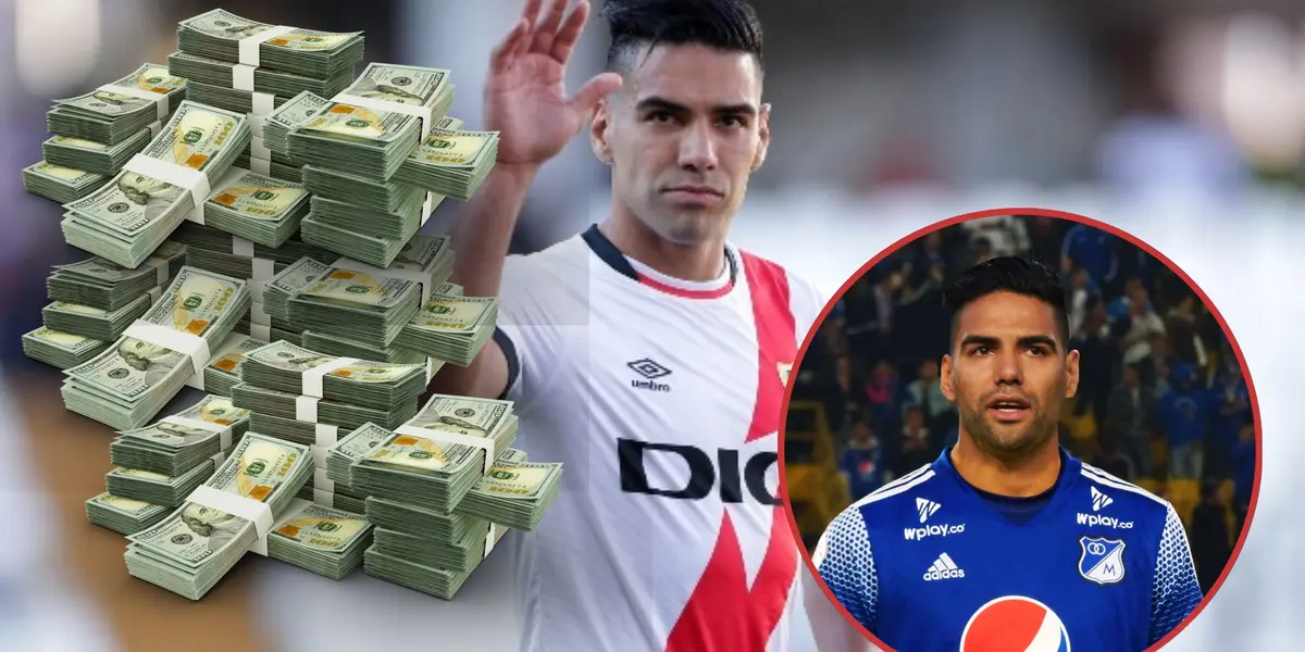 Dicen que lo busca Millonarios de Gamero y lo que cobra Radamel Falcao en España