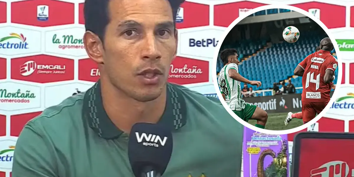 Diego Arias y el mensaje a toda la hinchada de Atlético Nacional en la final de la copa Foto: Captura de Nacionaloficial y DIMAYOR