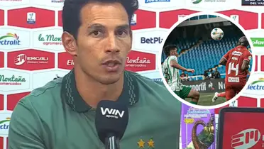 Diego Arias y el mensaje a toda la hinchada de Atlético Nacional en la final de la copa Foto: Captura de Nacionaloficial y DIMAYOR