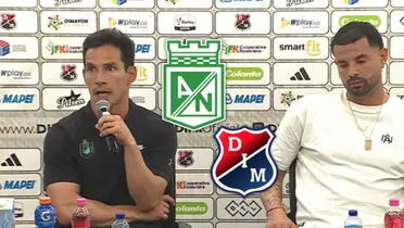 Diego Arias y su claro mensaje luego del aburrido empate de Nacional ante Medellín Foto: Escudoteca y Captura de DIMAYOR