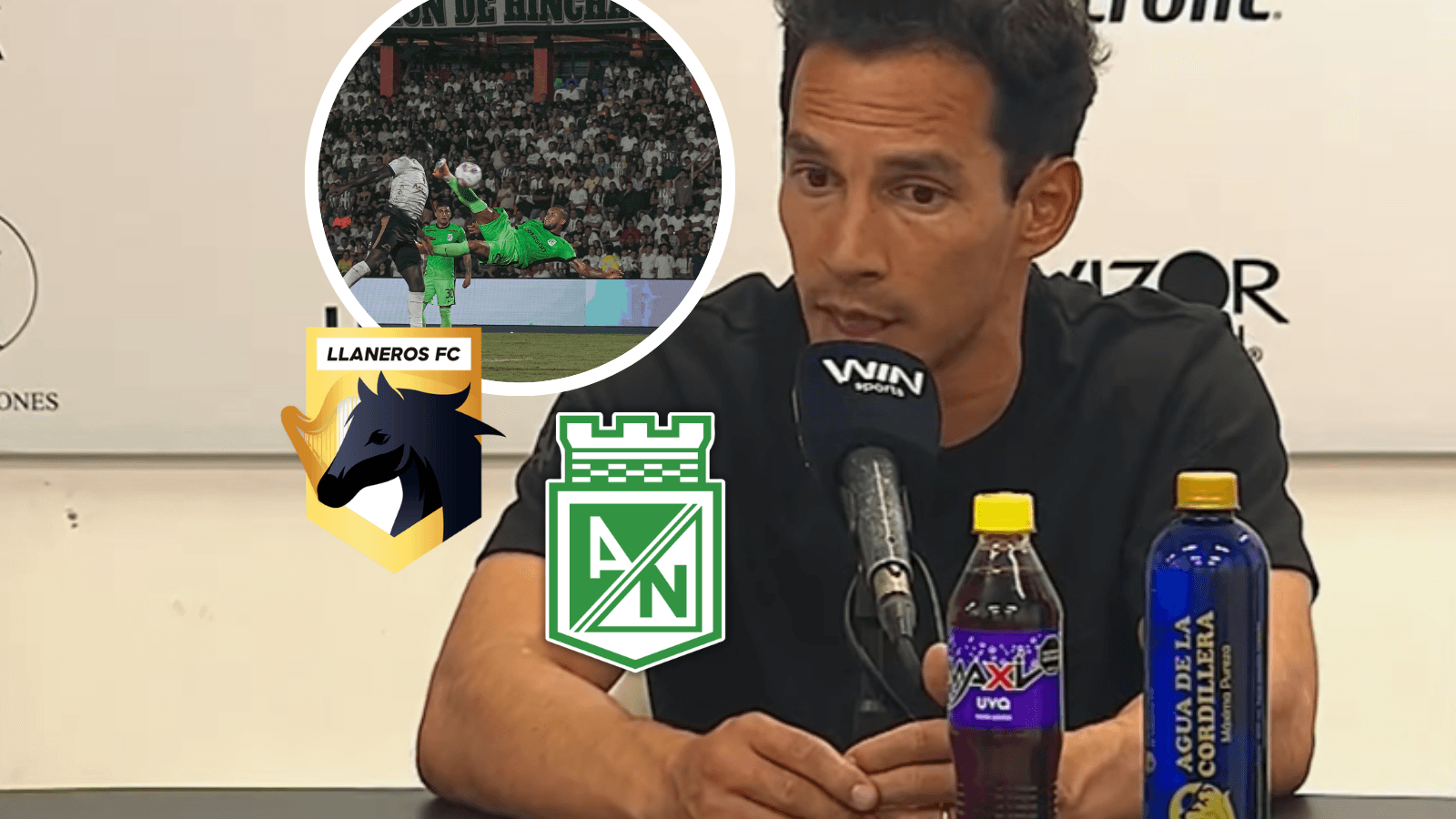 Diego Arias y su reflexión post partido tras la victoria de Nacional ante Llaneros Foto: Nacionaloficial, Escudoteca y DIMAYOR