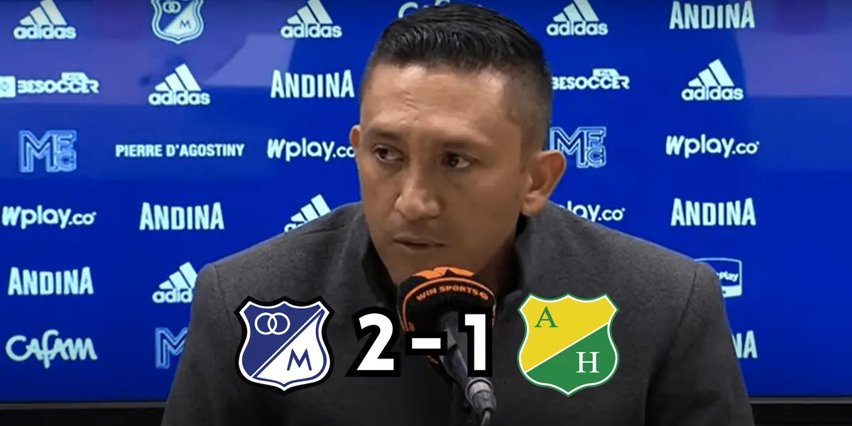 Diego Corredor comentó su molestia y frustración con el trabajo del árbitro en este encuentro.