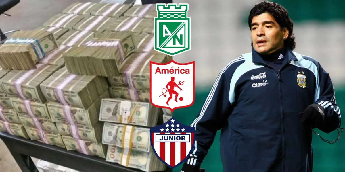 Diego Maradona dejó de existir a la edad de 60 años y mira los millones que dejó en herencia con los que podría comprar a estos equipos del fútbol colombiano sin problema. 