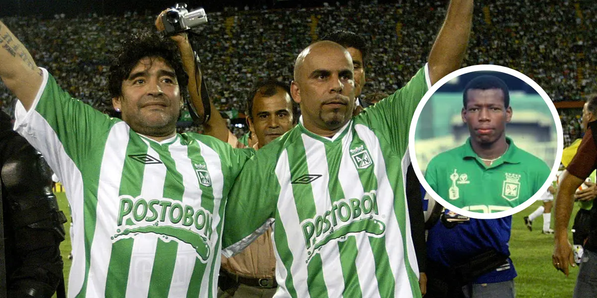 Diego Maradona, Mauricio Serna y Faustino Asprilla Foto: AFP y Nacionaloficial
