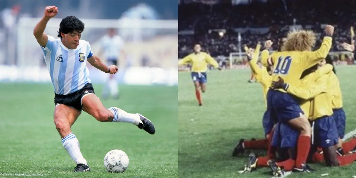 Diego Maradona y la admiración que sentía por este futbolista colombiano.