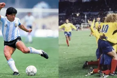 Diego Maradona y la admiración que sentía por este futbolista colombiano.