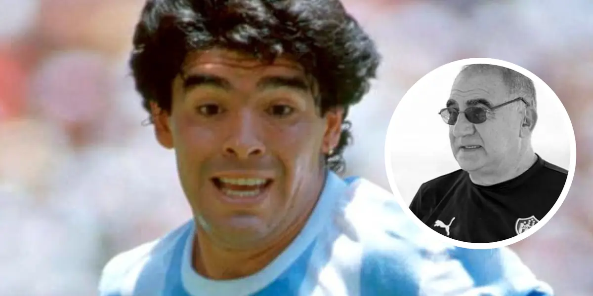 Diego Maradona y su gran mensaje a Miguel Ángel "Zurdo" López Foto: Maradona y Junior FC