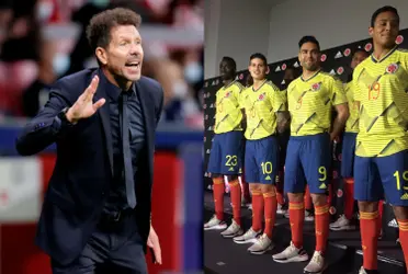 Diego Simeone descartaría en su club a un jugador de la Selección Colombia.