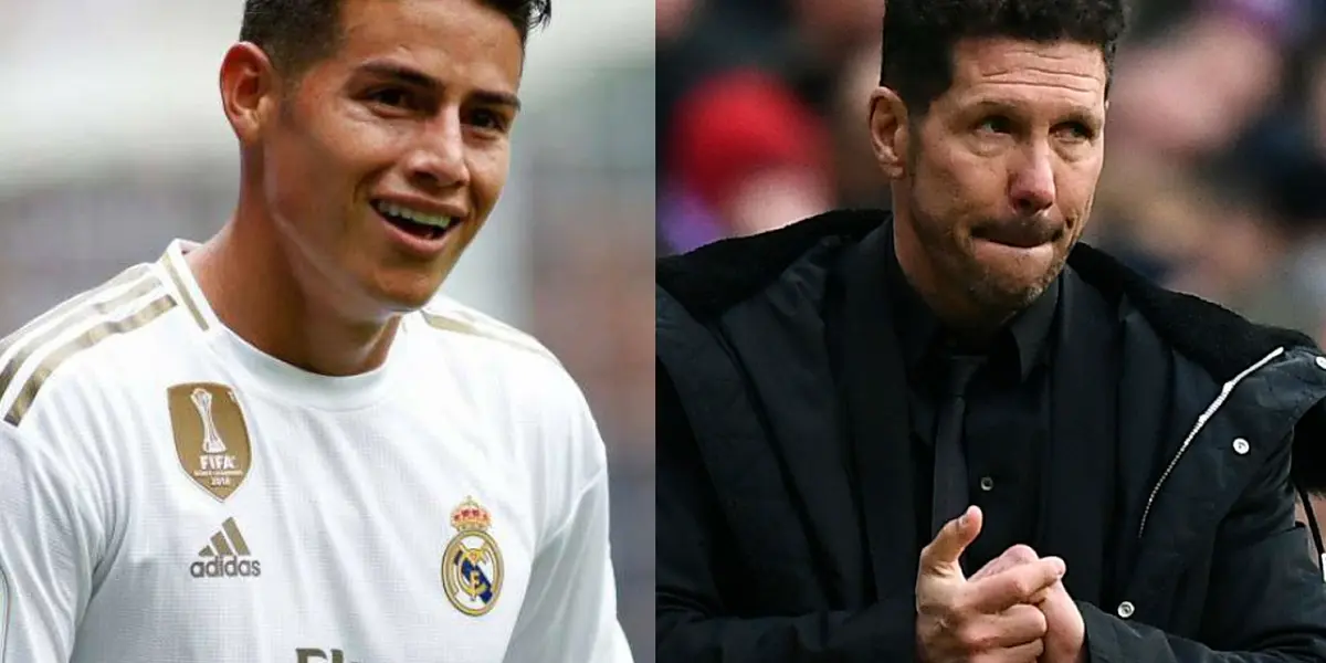 Diego Simeone reveló lo que pasa con James Rodríguez en Atlético de Madrid ¿Lo quiere o no? La respuesta sorprendió a todos.