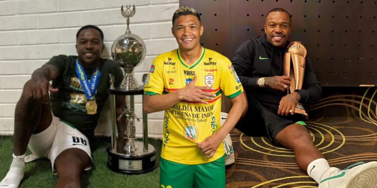 Dorlan Pabón con algunos de sus títulos