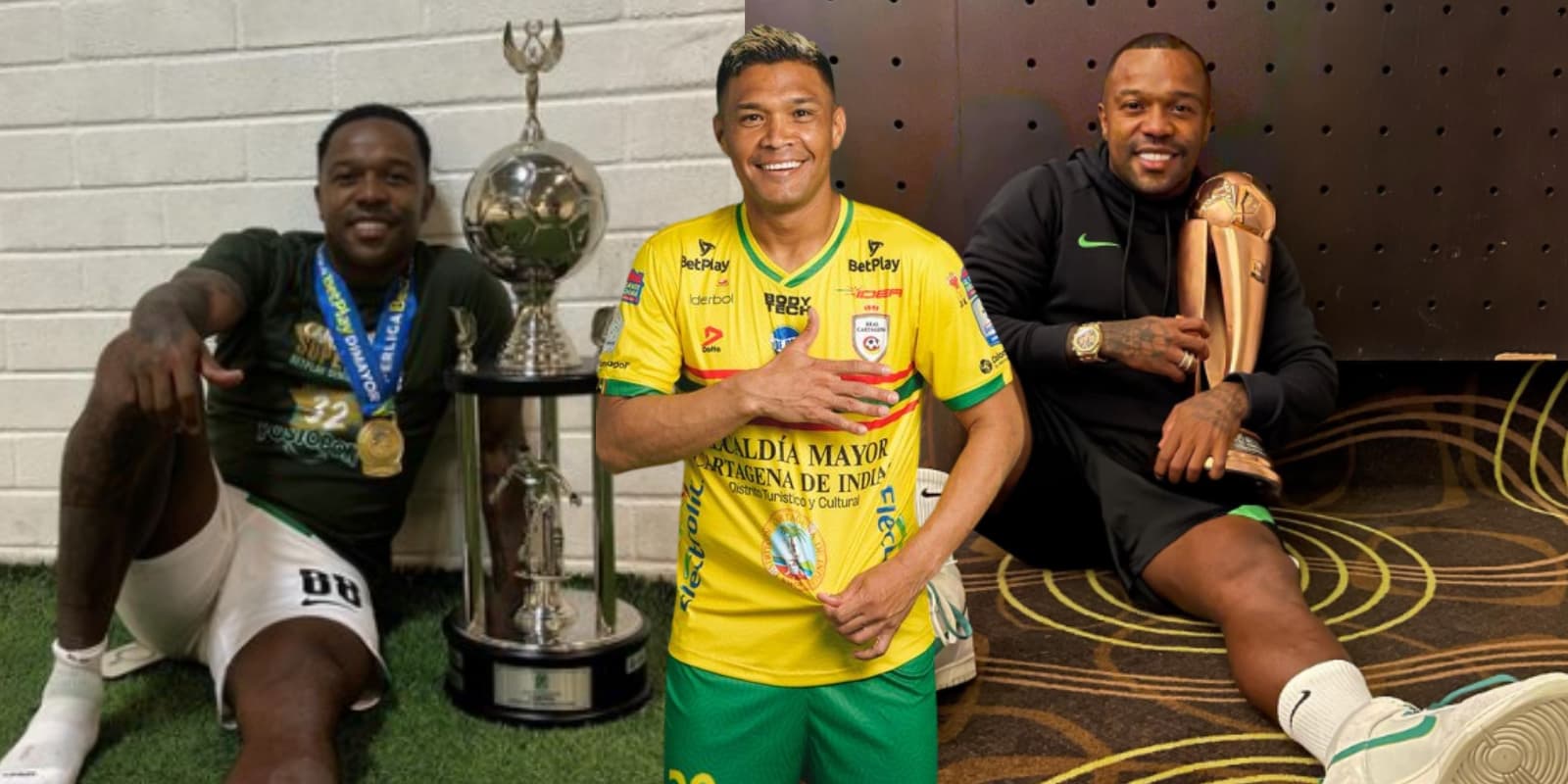 Dorlan Pabón con algunos de sus títulos