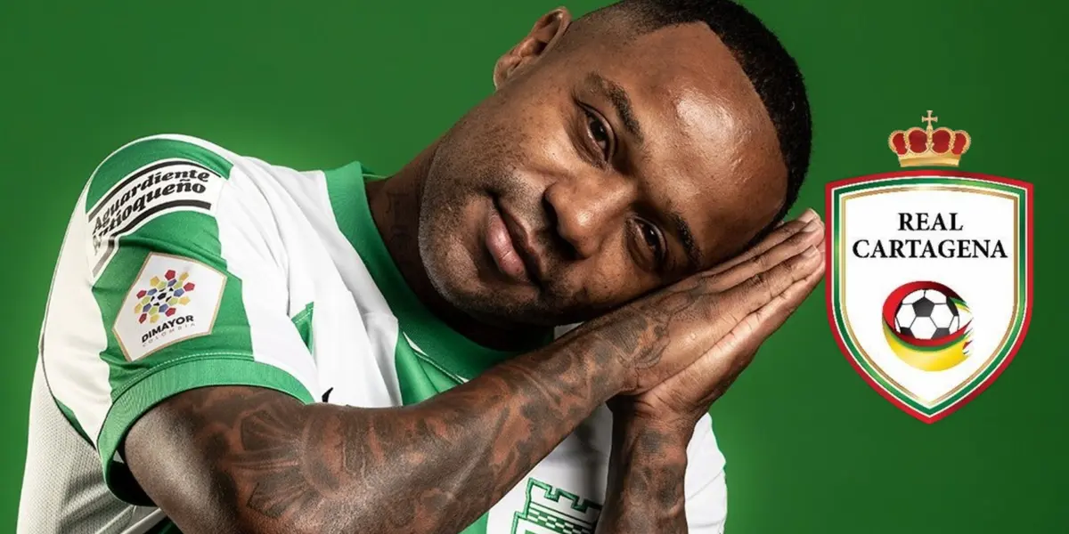 Dorlan Pabón con la camiseta de Atlético Nacional. FOTO: Telemedellín