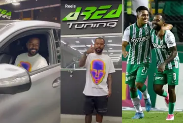 Dorlan Pabón es uno de los jugadores mejor pagados en Atlético Nacional y se da lujos como cualquier crack internacional.