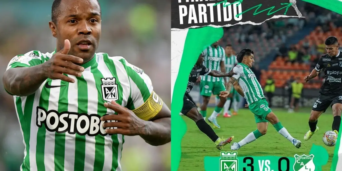 Dorlan Pabón en la rueda de prensa y dejó claro cuál fue su fórmula para triunfar en casa por goleada.