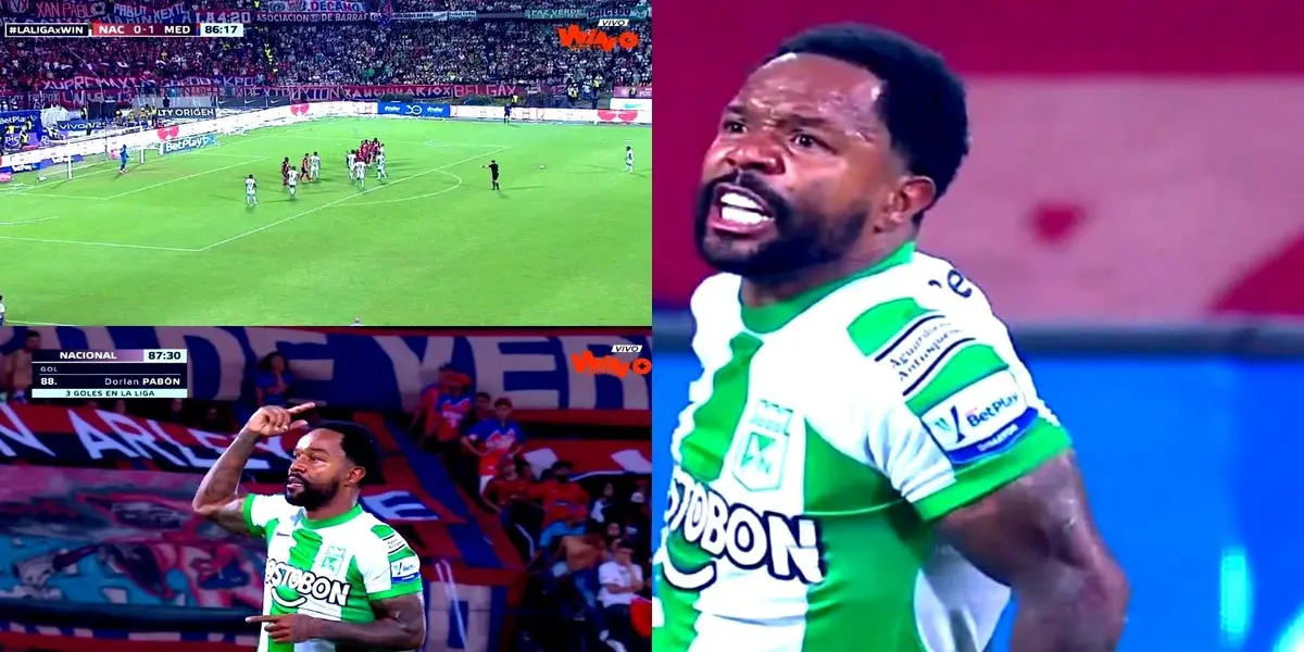 Dorlan Pabón le perforó el arco al Deportivo Independiente Medellín en el gran clásico paisa.