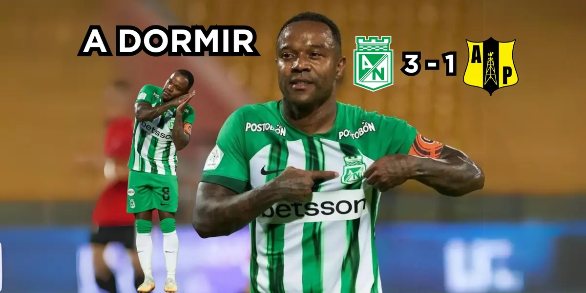 Dorlan Pabón mandó un mensaje en redes sociales tras lograr la primera victoria de Nacional en 2024.