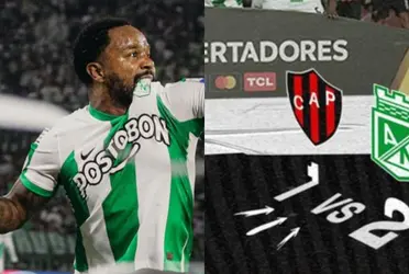 Dorlan Pabón se puso la capa de héroe en Atlético Nacional al salvarlos de la humillación en Argentina.