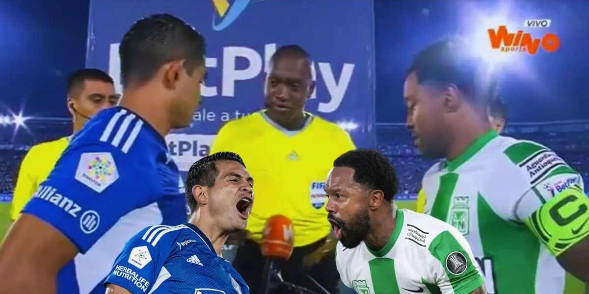 Dorlan Pabón y David Macalister Silva se vieron las caras en Bogotá.