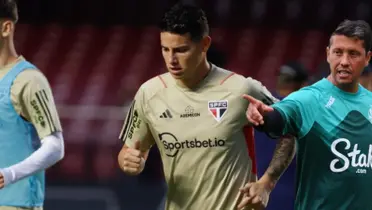 DT Carpini rompió el silencio y reveló el problema que tiene James en Sao Paulo