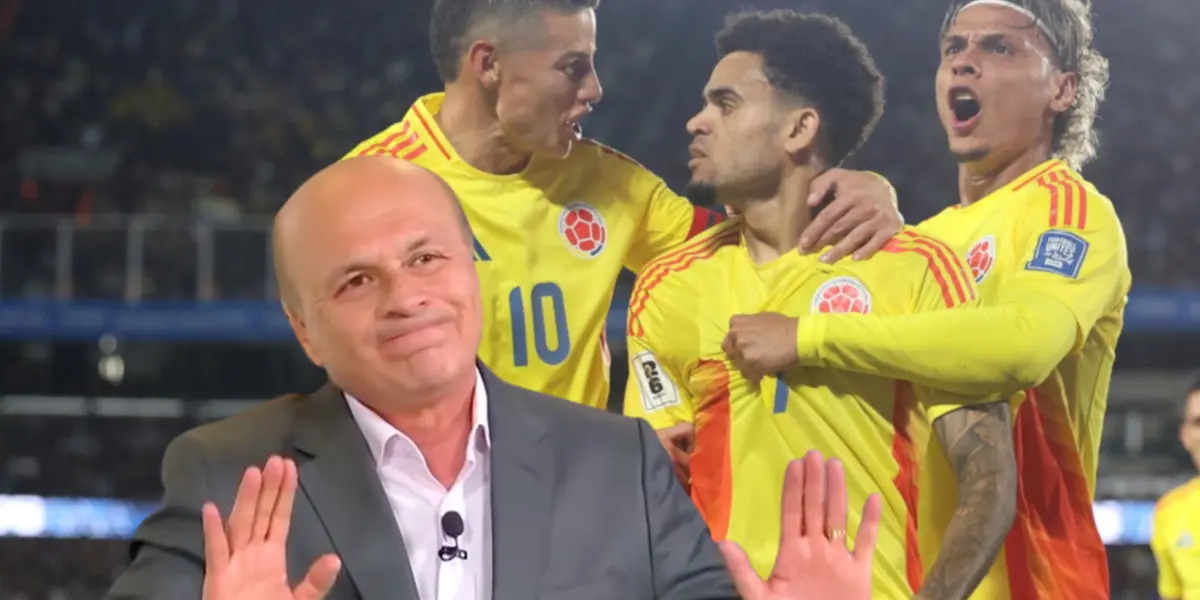 ¡Duro vainazo de Vélez! Compara eliminatoria con Queiroz: "nada cambia".  Foto: Captura de Win Sports y CONMEBOL