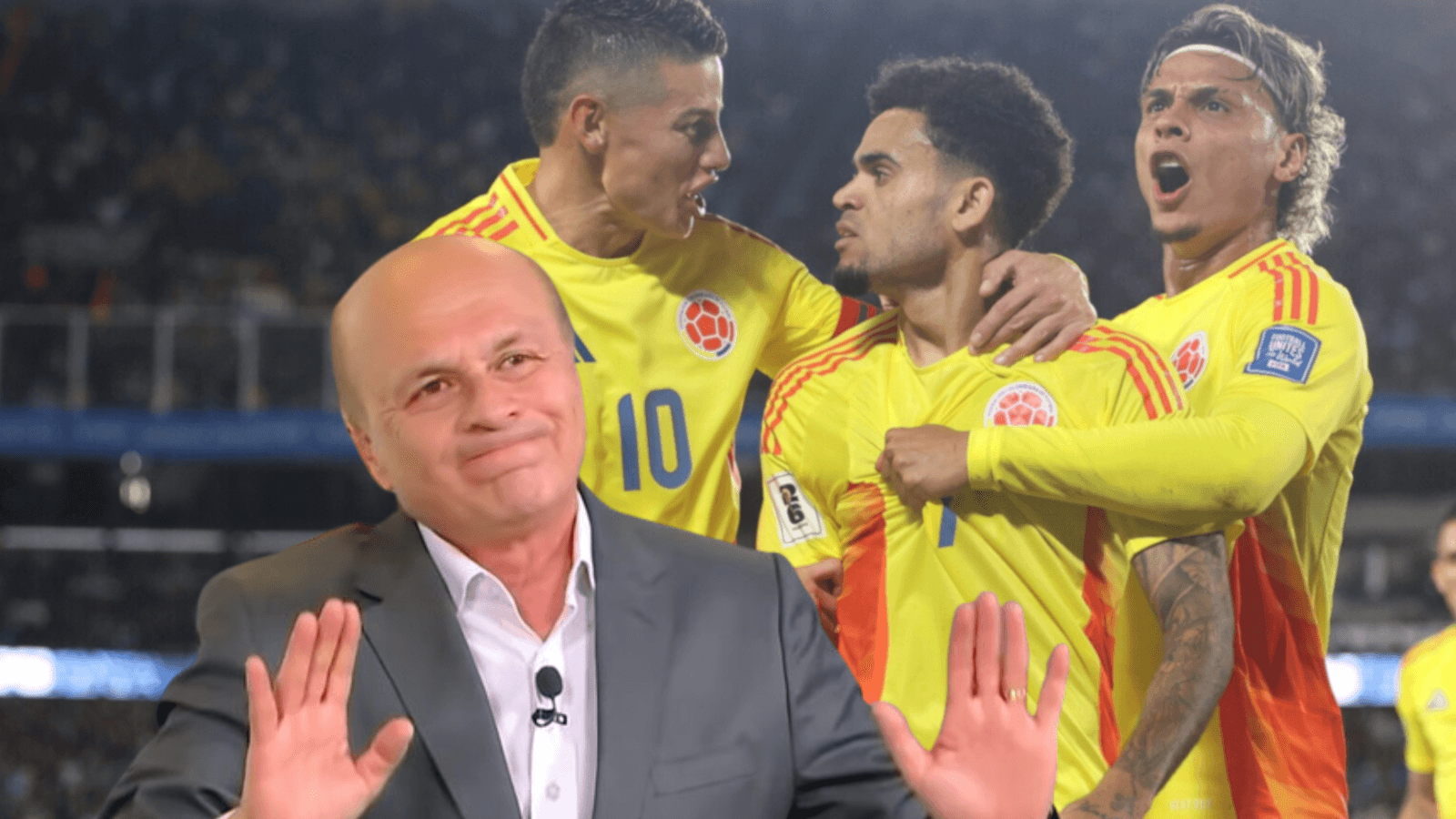 ¡Duro vainazo de Vélez! Compara eliminatoria con Queiroz: "nada cambia". Foto: Captura de Win Sports y CONMEBOL