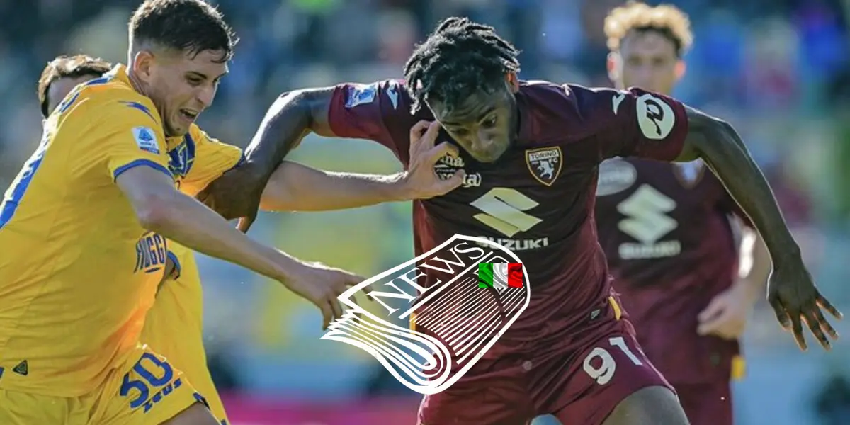 Duván fue titular en el ‘Toro’ en el empate sin goles ante Frosinone.