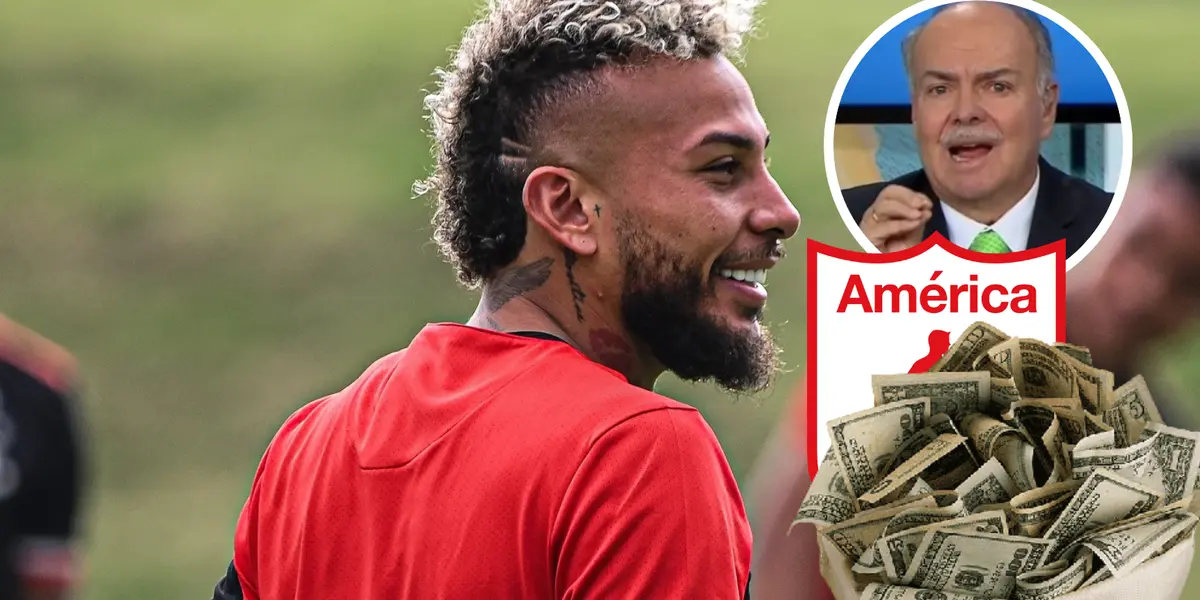 Duván Vergara Foto: América de Cali, Escudoteca y Captura de Win Sports