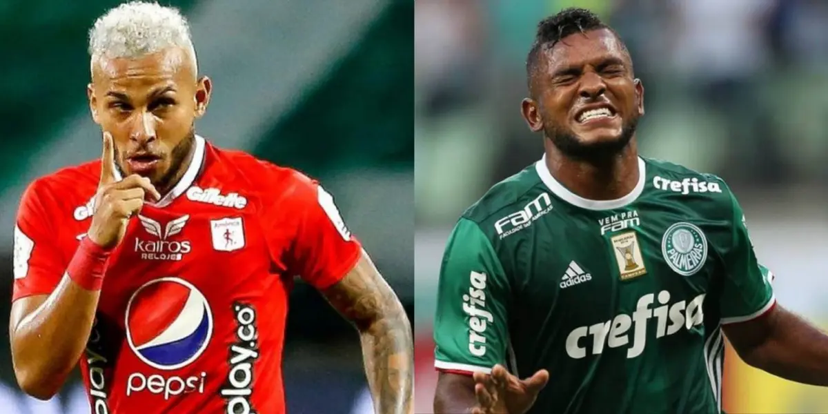 Duván Vergara tiene un pie en el fútbol brasileño, en Gremio, y este sería el gran sueldo que tiene comparado con lo que percibió Miguel Ángel Borja en su etapa en Palmeiras. 