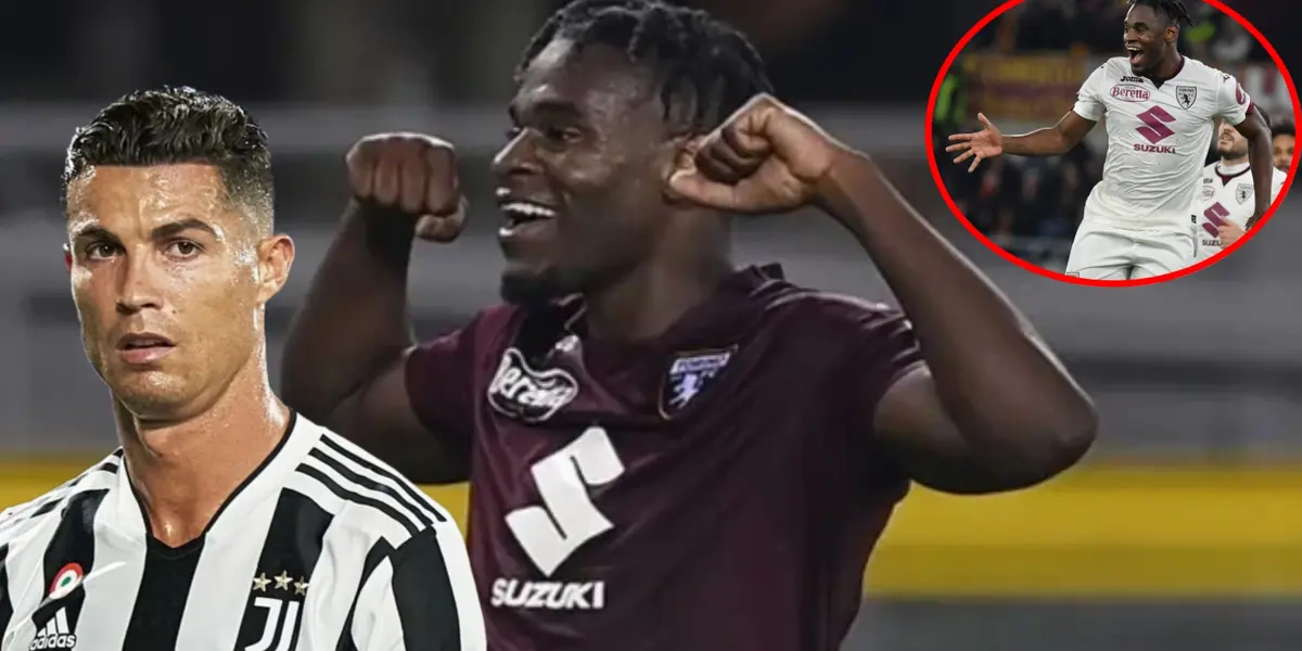 Duván Zapata en modo crack en Italia (Foto tomada RCN, TyC Sports, El Deportivo)