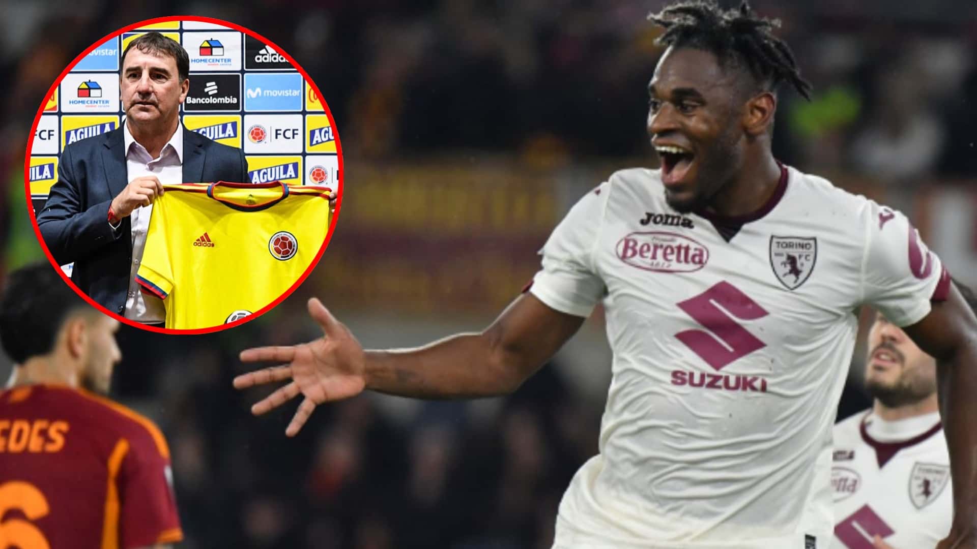 Duván Zapata está en gran forma marcando goles en Italia (Fotos: Chica noticias y AS)