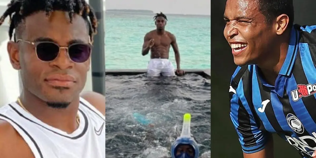 Duván Zapata está junto a su familia disfrutando de unas merecidas vacaciones en un lugar exótico. Luis Muriel de momento está enfocado en otro tema que parece no ser un asunto de descanso.